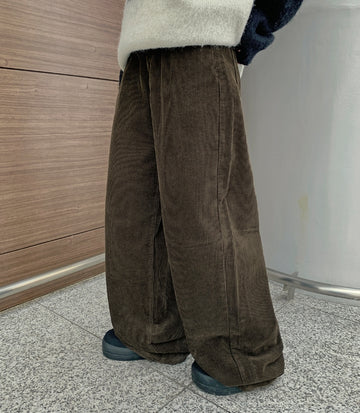 Hakoi corduroy wide pants